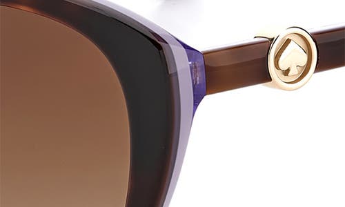 KATE SPADE KATE SPADE NEW YORK VISALIA 55MM GRADIENT CAT EYE SUNGLASSES 
