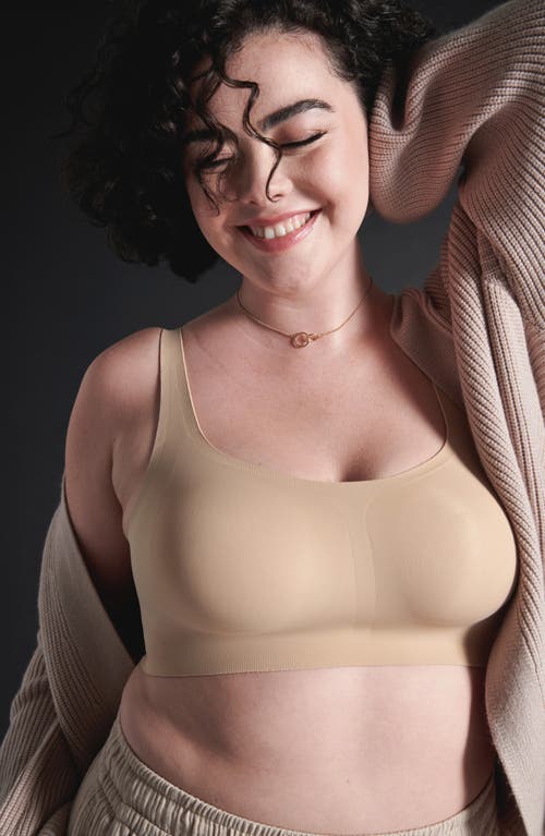 Shop Evelyn & Bobbie The Bobbie Scoop Bra In Sand