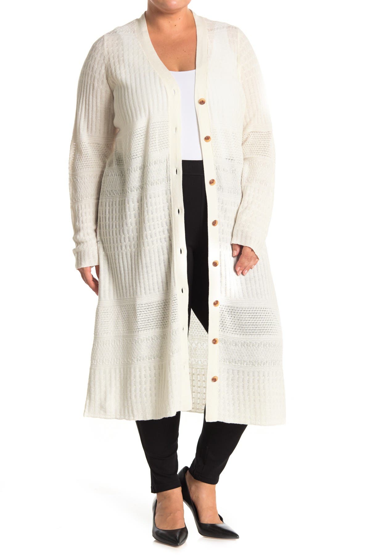 long knit duster cardigan