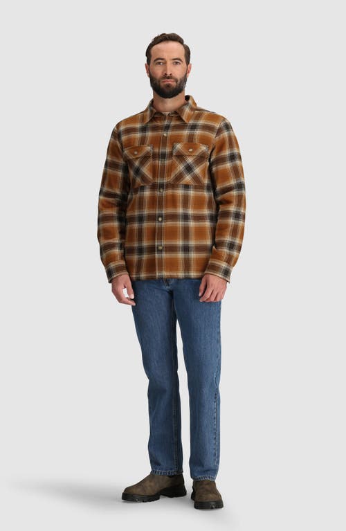 Shop Outdoor Research Feedback Water Resistant Shirt Jacket In Grounded Plaid