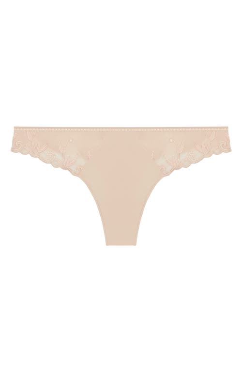 Shop Simone Perele Andora Thong In Blush