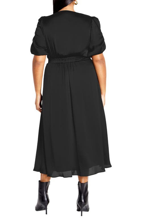 City Chic Cammy Cutout Maxi Dress In Black