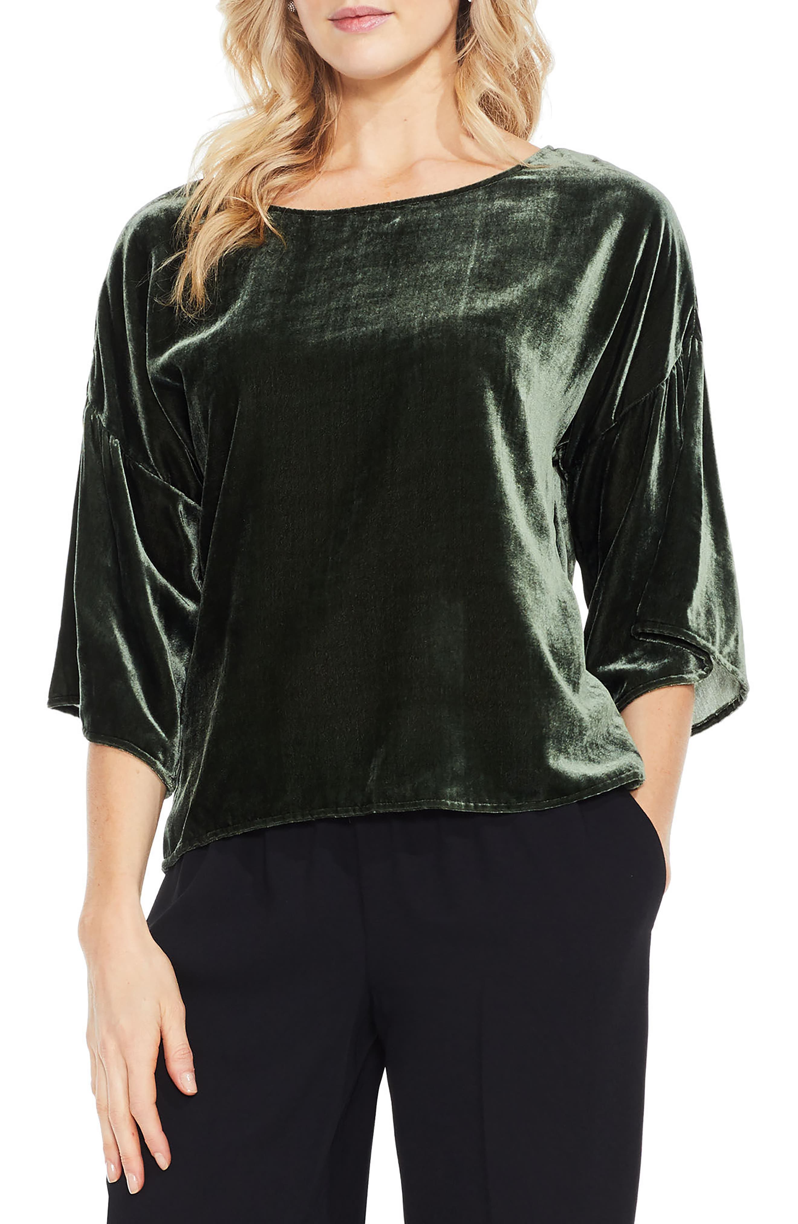 velvet holiday tops