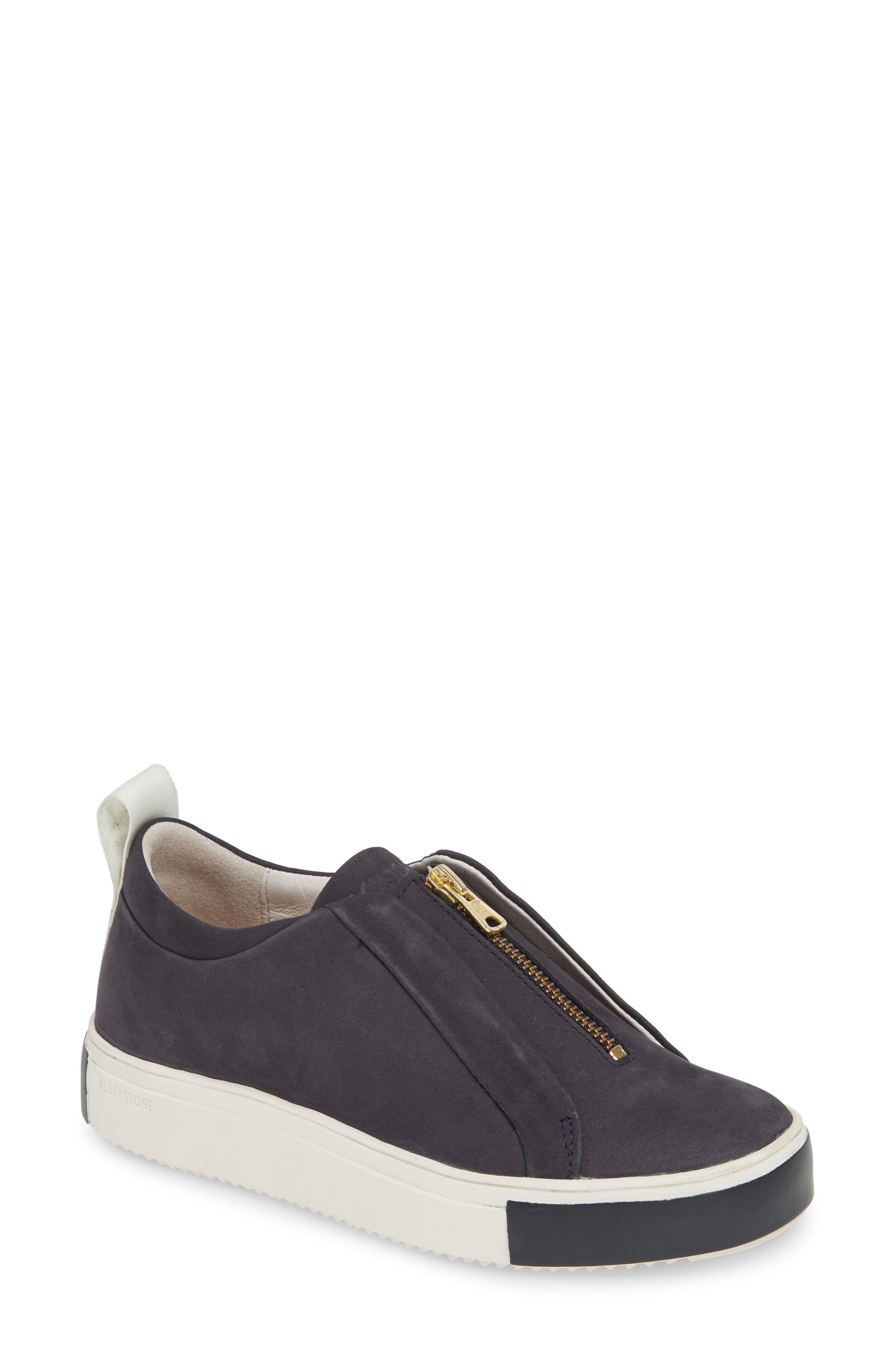 Blackstone Rl62 Zip Front Sneaker, Blue