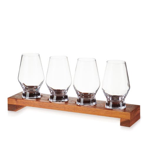 Viski Crystal Spirit Flight Set Set Of 5 In Clear