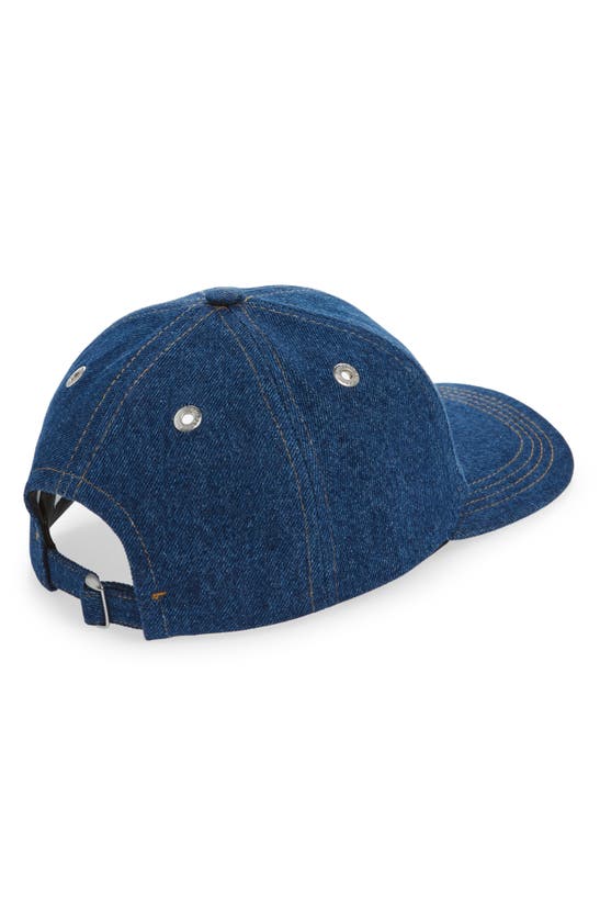 Shop Ami Alexandre Mattiussi Ami De Coeur Monogram Adjustable Baseball Cap In Used Blue