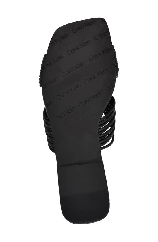 Shop Calvin Klein Mavin Slide Sandal In Black
