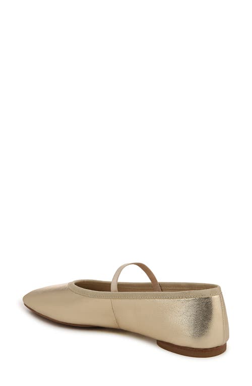 Shop Vince Vivian Mary Jane Flat In Champagne