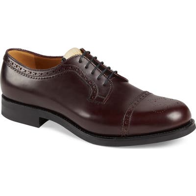 Gucci Darko Cap Toe Derby, Burgundy