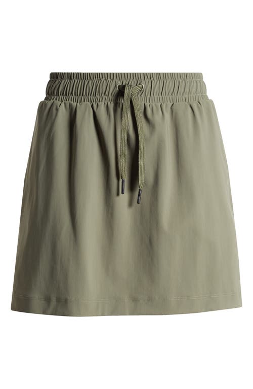 Shop Sweaty Betty Explorer Miniskirt In Ivy Green