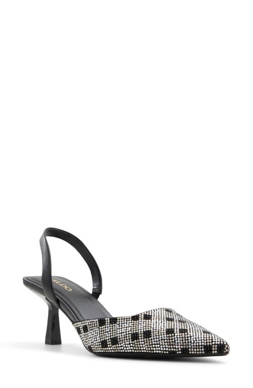 Shop Aldo Brizza Slingback Pointed Toe Pump In Black