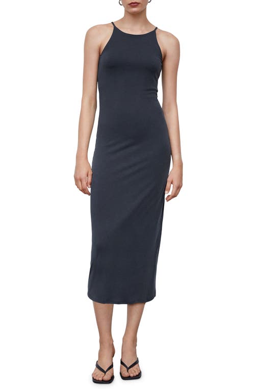 MANGO Midi Dress in Petrol Blue at Nordstrom, Size 2