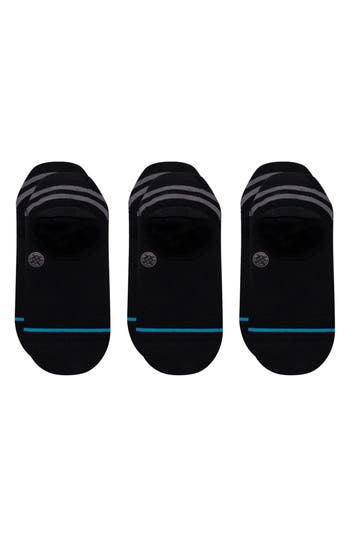 Stance Gamut 2 Assorted 3-pack No-show Socks In Black
