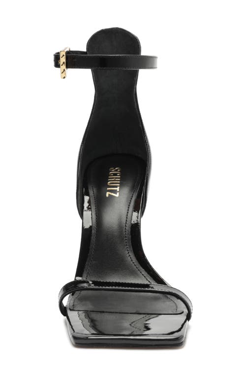 Shop Schutz Ciara Ankle Strap Sandal In Black