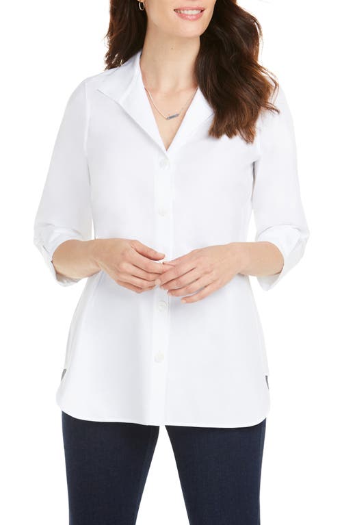 Pandora Non-Iron Cotton Shirt in White