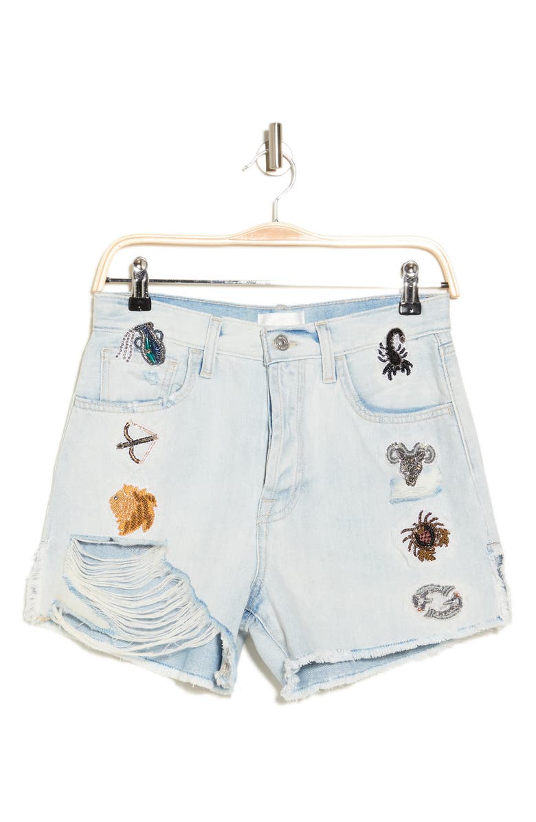 7 For All Mankind Ayla Baggy Cutoff Denim Shorts Nordstromrack