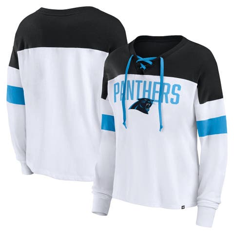 Carolina Panthers Antigua Motion Polo - White/Black