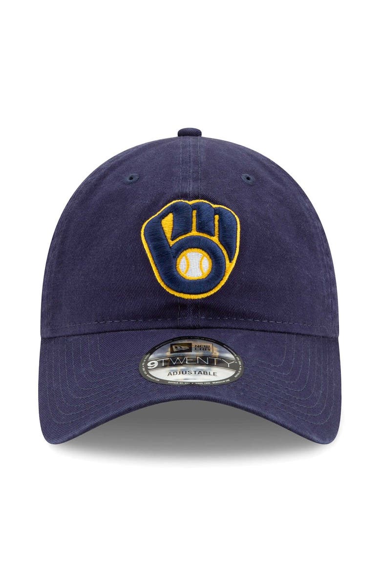 New Era Men's New Era Navy Milwaukee Brewers Replica Core Classic ...