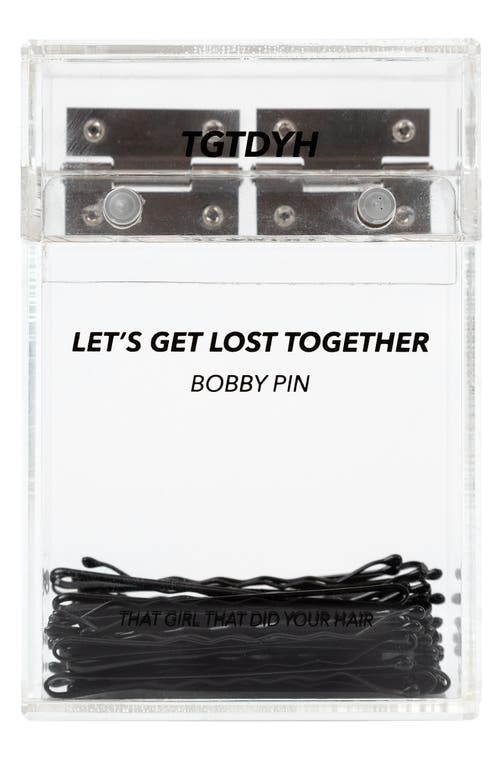 Lost50-Pack Bobby Pin Case in Black