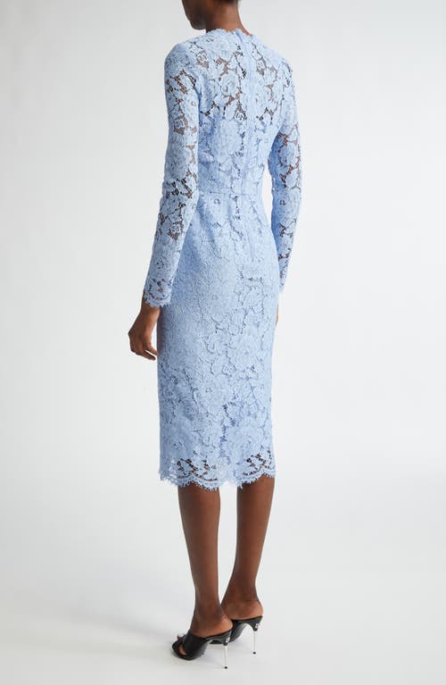 Dolce & Gabbana Dress In F3981 Glicine Viola Chiari