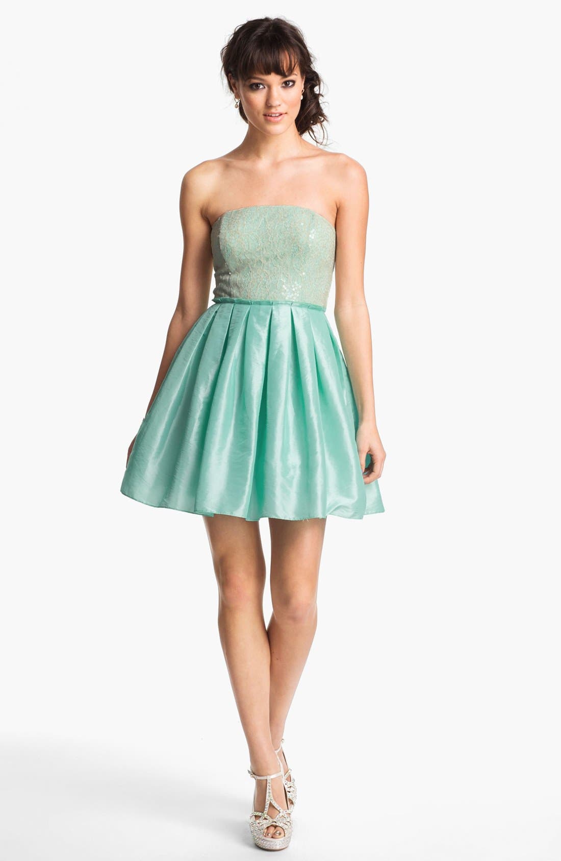 Way-In Embellished Ballerina Dress (Juniors) | Nordstrom
