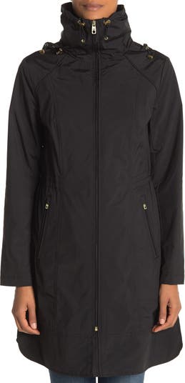 Cole haan packable hooded best sale rain jacket