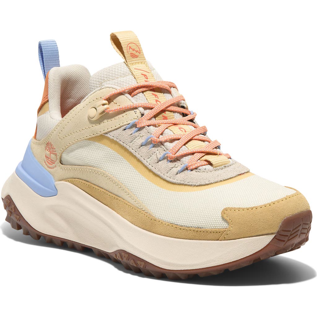 Timberland Motion Access Waterproof Sneaker In Natural Mesh W Med Yellow