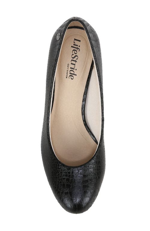 Shop Lifestride Parigi Pump In Black Crackle