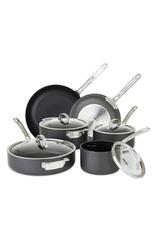 Viking 10-Piece Hard Anodized Nonstick Cookware Set in Black at Nordstrom