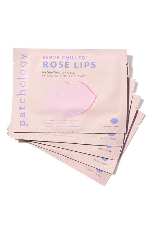 Patchology 5-Pack Serve Chilled Rosé Lip Gels at Nordstrom, Size 5 Count