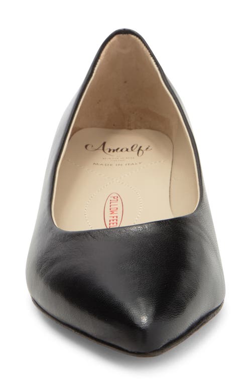 Shop Amalfi By Rangoni Ardesia Pointed Toe Pump In Black Parmasoft