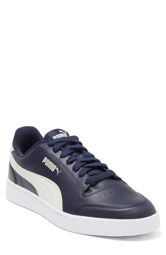 Puma Shuffle Sneaker In Navy-vapor Gray-white