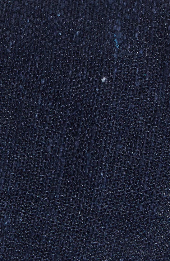 Shop Thom Sweeney Silk & Linen Knit Tie In Navy