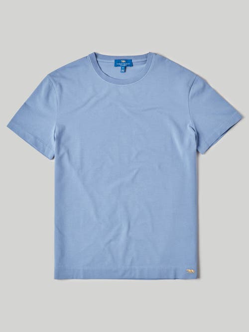 Robert Talbott Dean Stretch Jersey Tee In Legacy Blue