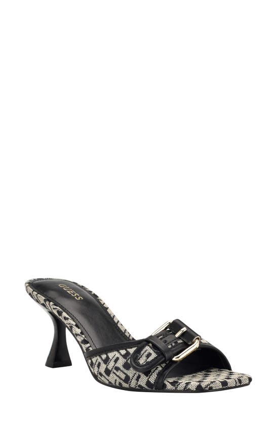 Guess Dista Slide Sandal In Black