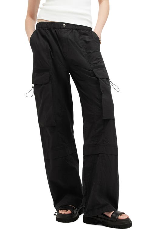 Shop Allsaints Barbara Cargo Pants In Black