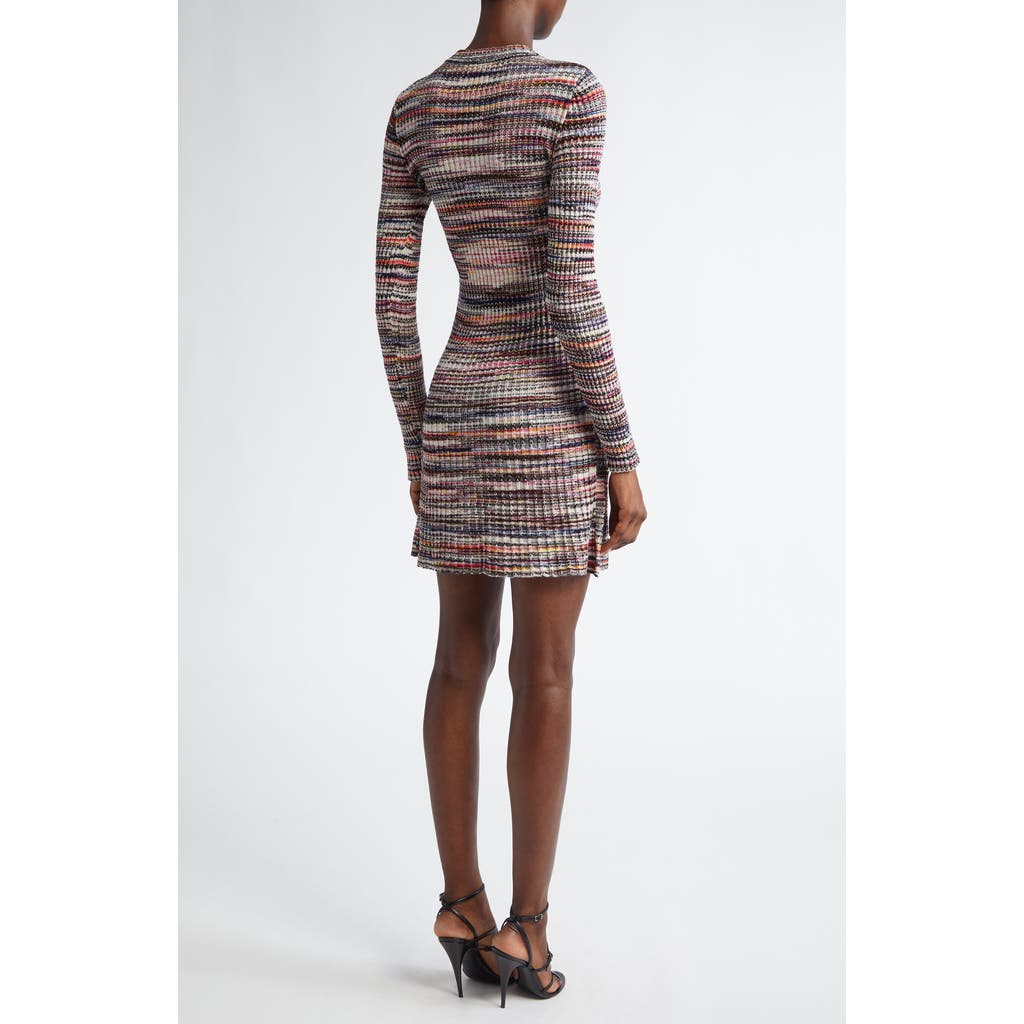 Missoni Striped Short Dress In Multi