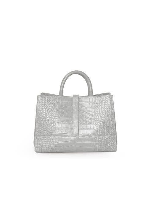 Shop Teddy Blake Lola Croco 10" In Lightgrey