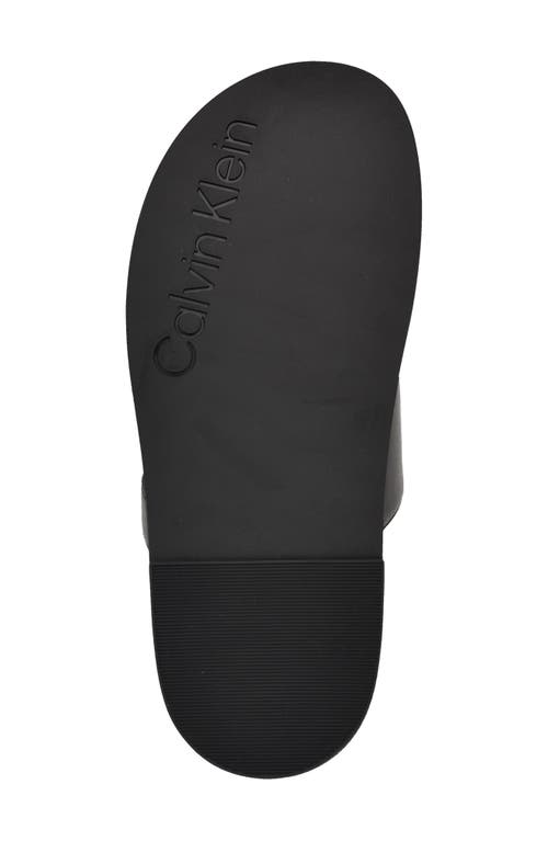 Calvin Klein Explore Slide Sandal In Black