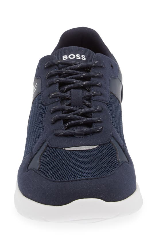 Shop Hugo Boss Boss Extreme Runn Sneaker In Navy