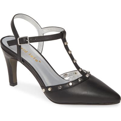 David Tate Valencia Studded Pointy Toe Pump, Black