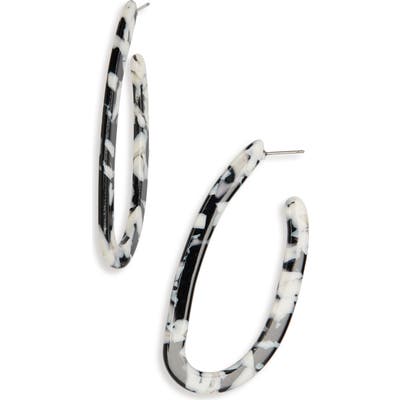 Stella + Ruby Oval Hoop Earrings