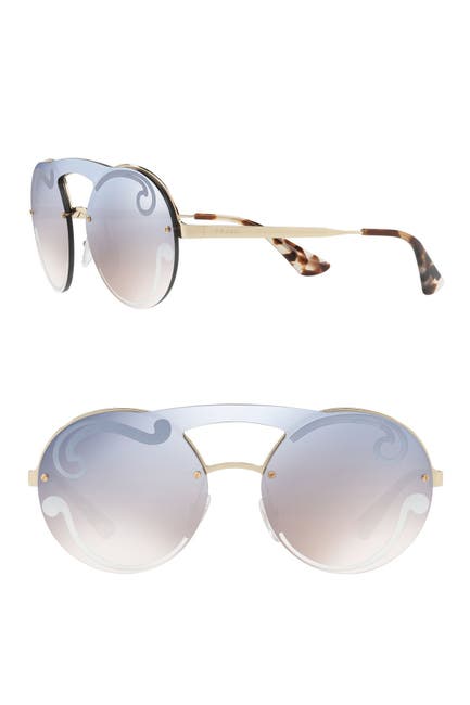 Prada 36mm Round Sunglasses Nordstrom Rack