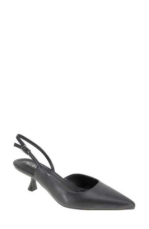 Kittie Slingback Kitten Heel Pump (Women)