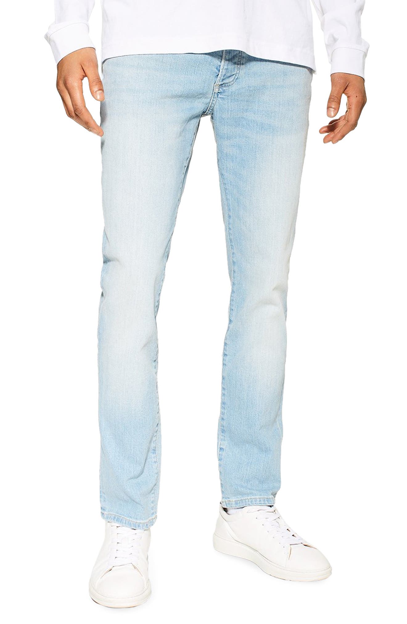 topman stretch tapered jeans