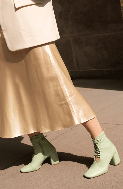 Shop Daniella Shevel Belladonna Boot In Mint