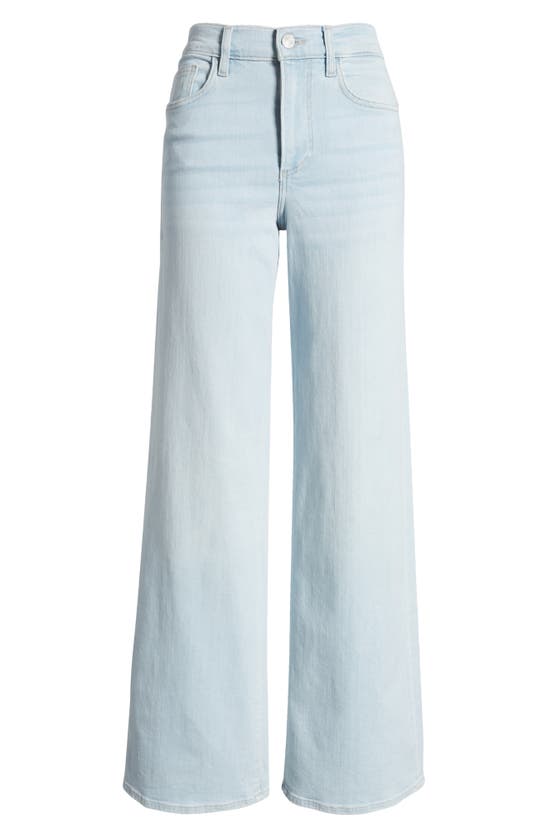 Shop Frame Le Slim Palazzo Ankle Jeans In Clarity