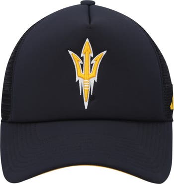 Men s adidas Black Arizona State Sun Devils Ghost Stories Trucker Adjustable Hat
