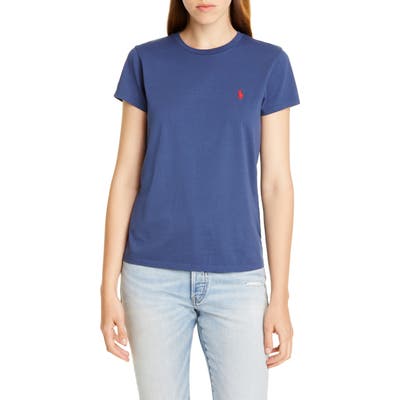 Polo Ralph Lauren Solid Crewneck Tee, Blue