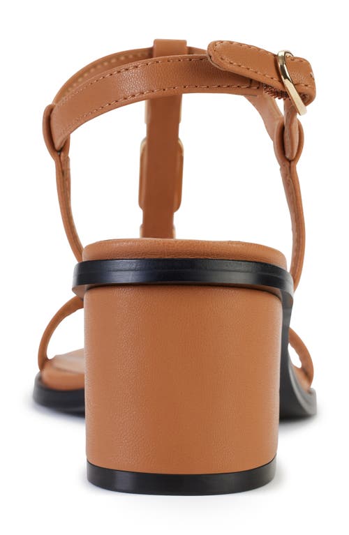 Karl Lagerfeld Paris Hilary T-strap Sandal In Tan